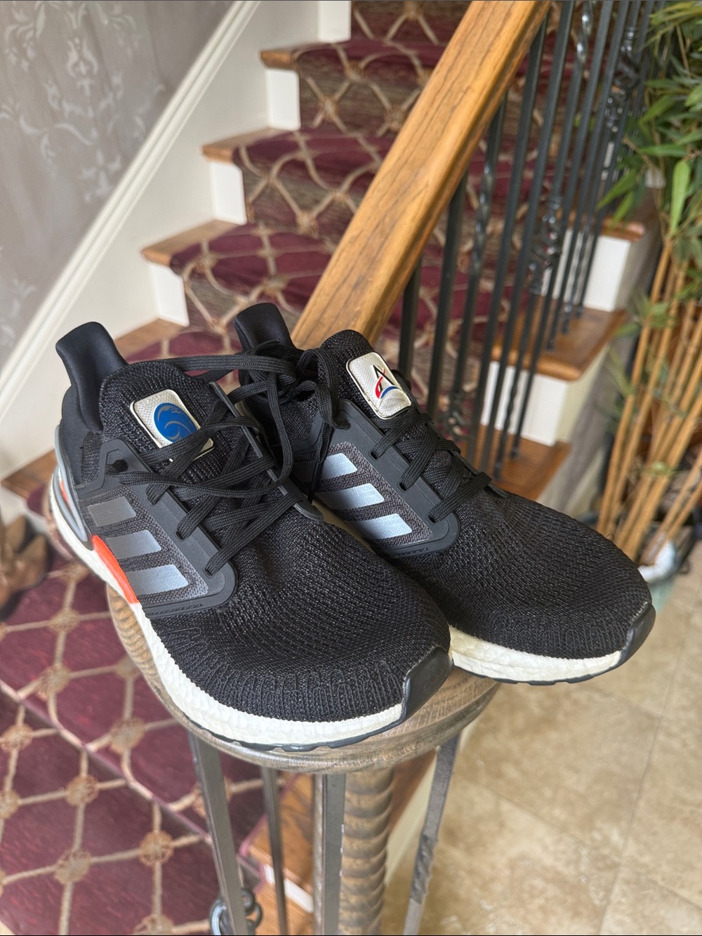NASA x ADIDAS ultra boost 20 core Black running shoe good condition 8.5 - Picture 14 of 14